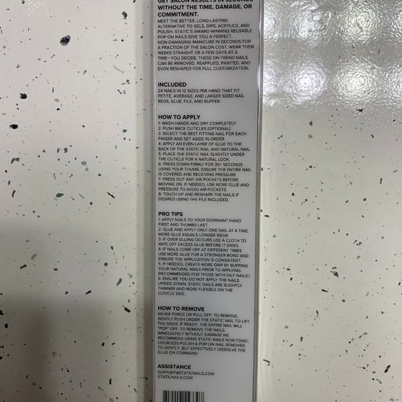 New! Static Nails Reusable Pop On Manicure - Picture 5 of 5